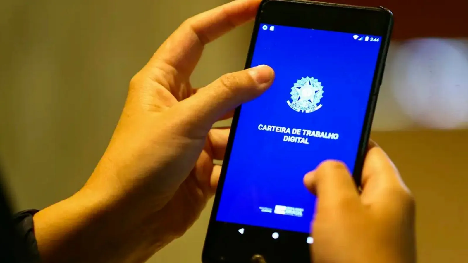 Aplicativo carteira de trabalho
