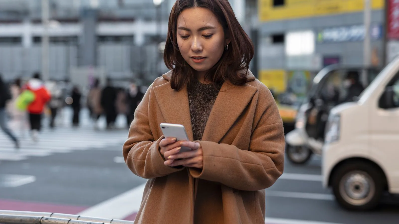 Mulher chinesa na rua