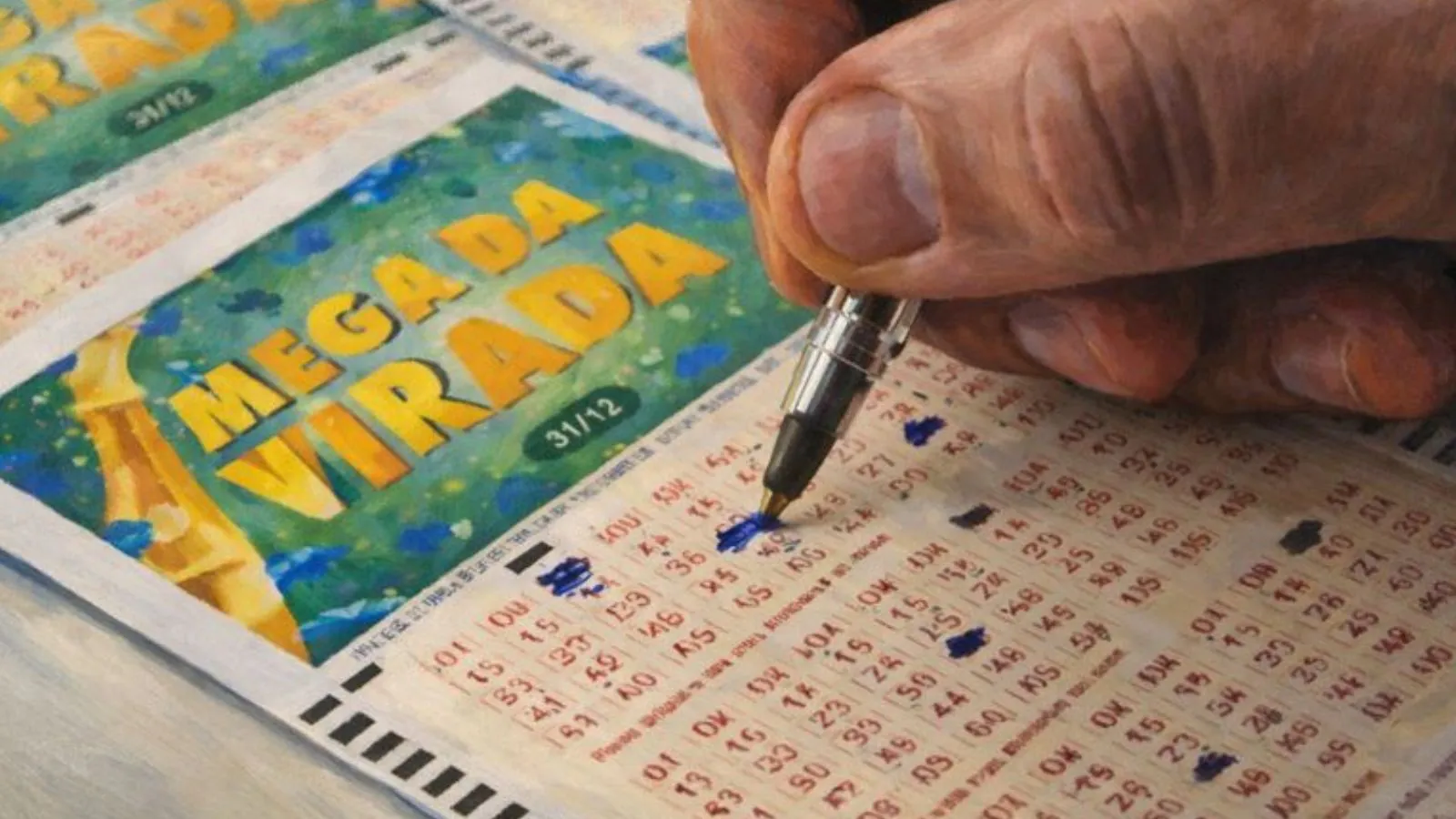 Bilhete da Mega da Virada