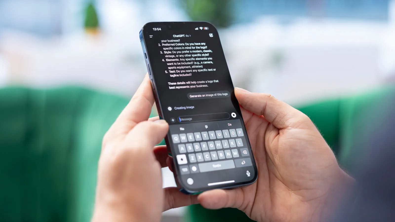 Pessoa usando o ChatGPT