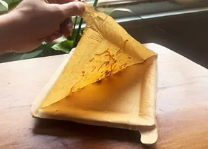 prato descart&aacute;vel biodegrad&aacute;vel da marca Peelware