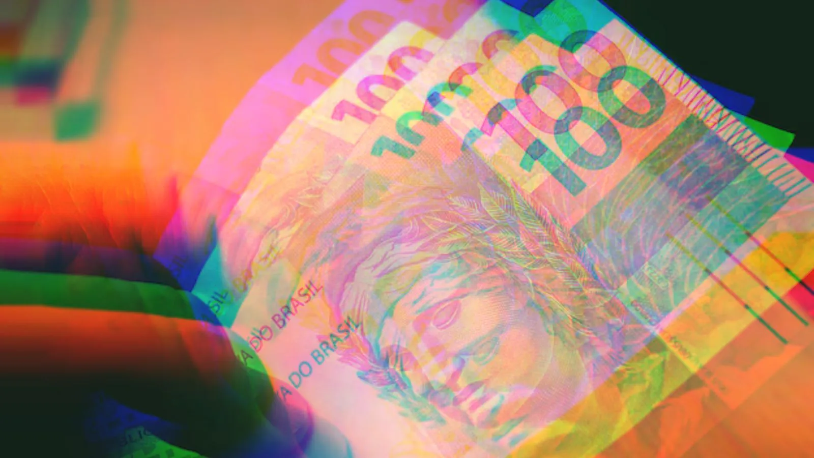 Dinheiro notas de cem