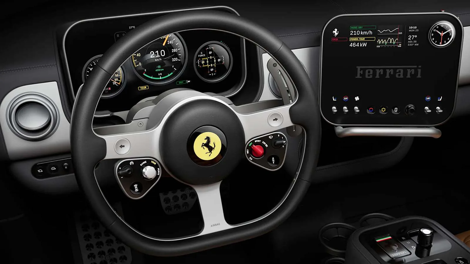 Ferrari revela seu primeiro carro elétrico com design de Jony Ive