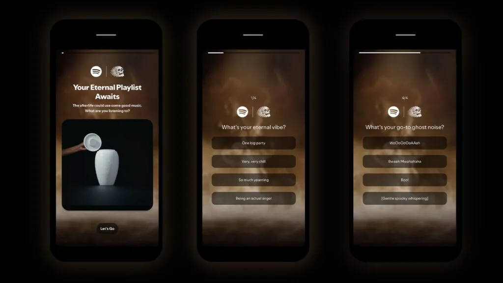 Spotify e Liquid Death criam urna com playlist eterna