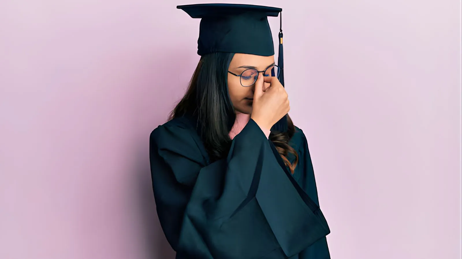 Recém-formada triste