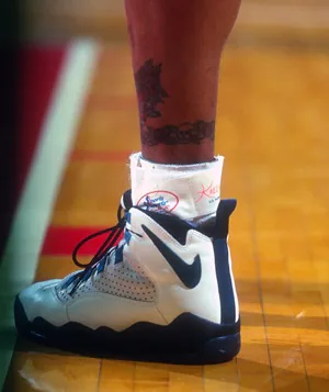 t&ecirc;nis de basquete da  Nike modelo Dennis Rodman 