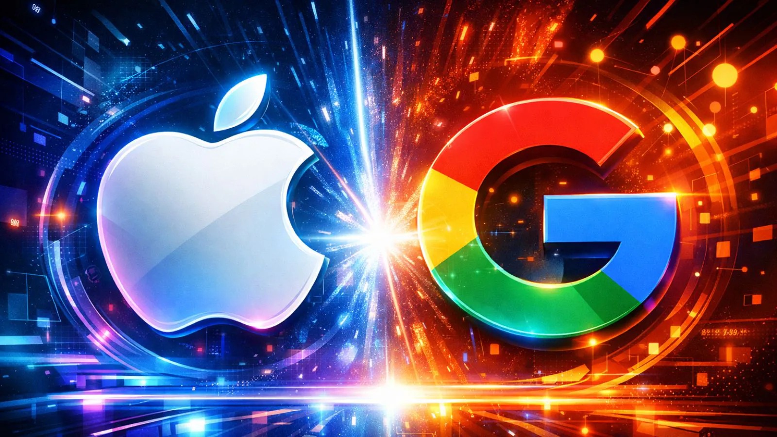 Logo Apple e Google