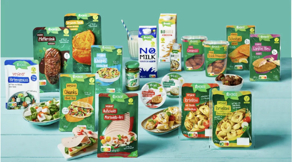 Lidi: marca pr&oacute;pria, variedade de itens e alimentos que s&atilde;o parcialmente feitos com plantas. (Divulga&ccedil;&atilde;o/Lidi)