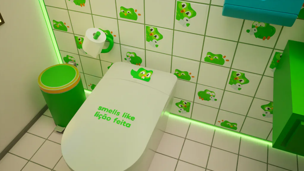 Duolingo aposta em &ldquo;li&ccedil;&atilde;o privada&rdquo; e mira quem usa o app no banheiro; veja como usar