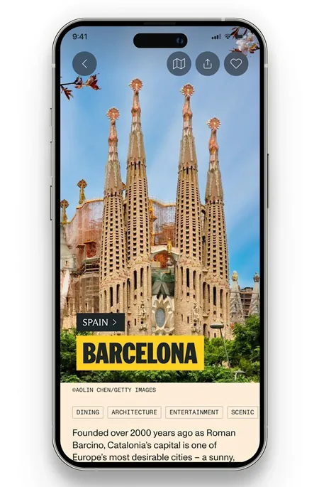 aplicativo de viagens Lonely Planet