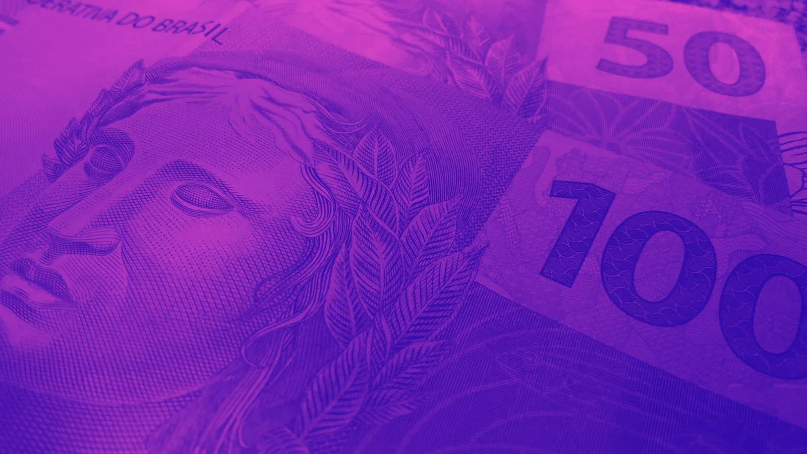 notas de cem e de cinquenta