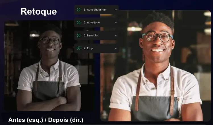 imagem editada com a ferramenta da Adobe Firefly AI Assistant
