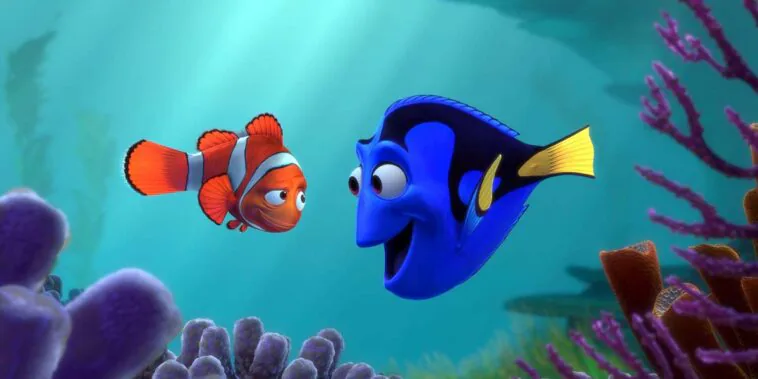 cena da anima&ccedil;&atilde;o "Procurando Nemo", da Pixar