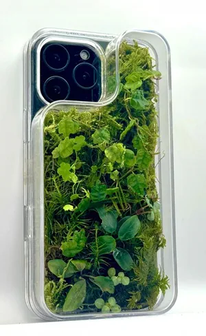 capinha de celular com plantas