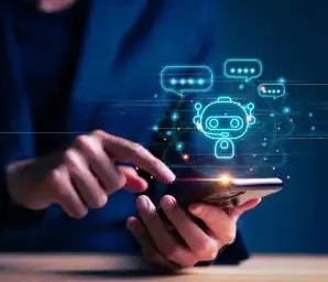 chatbot de intelig&ecirc;ncia artificial no celular
