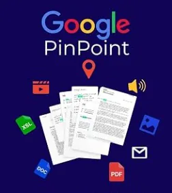 logotipo do Google Pinpoint