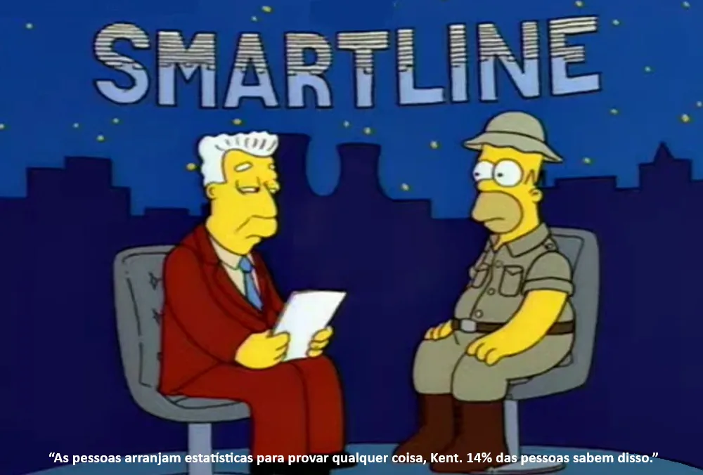 Homer Simpson inventa estat&iacute;stica para provar seu ponto de  vista