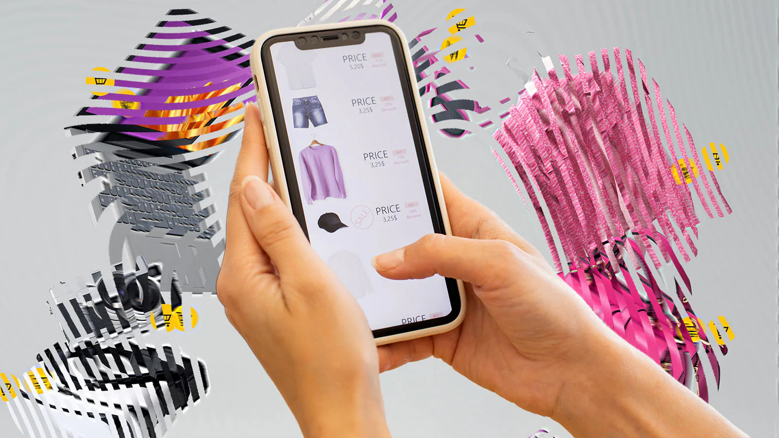 app simula a experiência de um delivery para satisfazer o impulso de compra