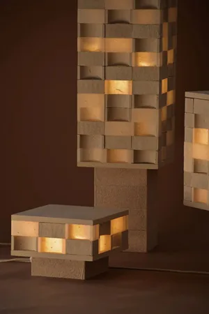 lumin&aacute;rias feitas de casca de ovo