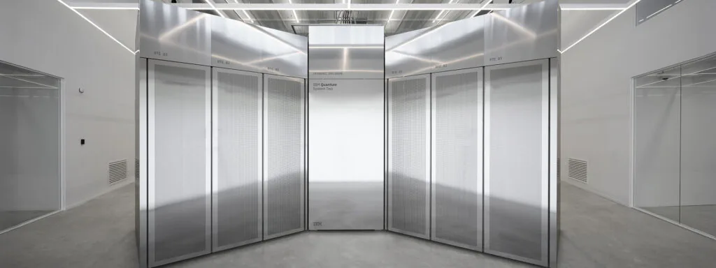 IBM Quantum System Two instalado no centro de computa&ccedil;&atilde;o qu&acirc;ntica IBM-Euskadi, na Espanha.