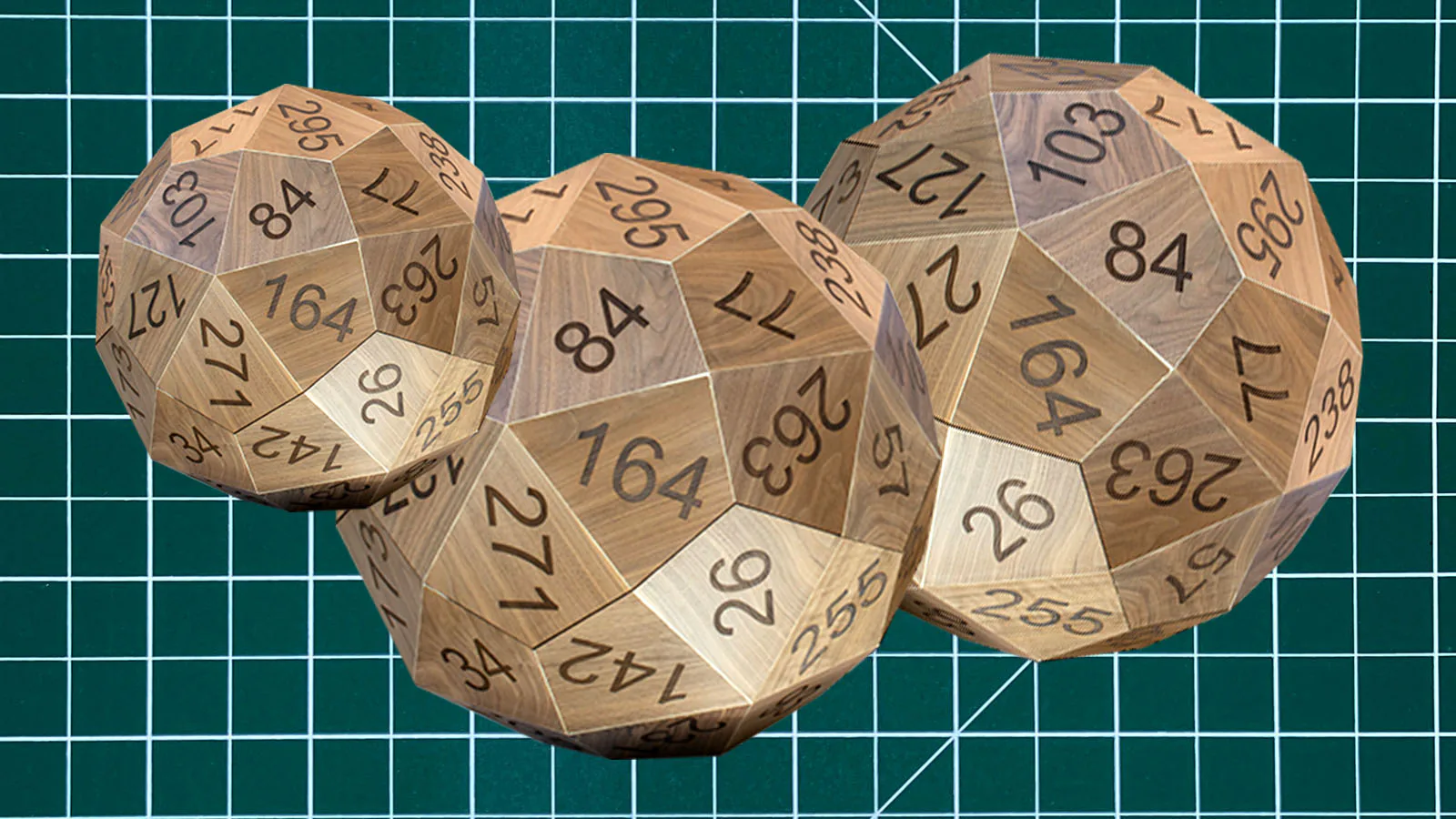 matemáticos inventam dado de 60 lados