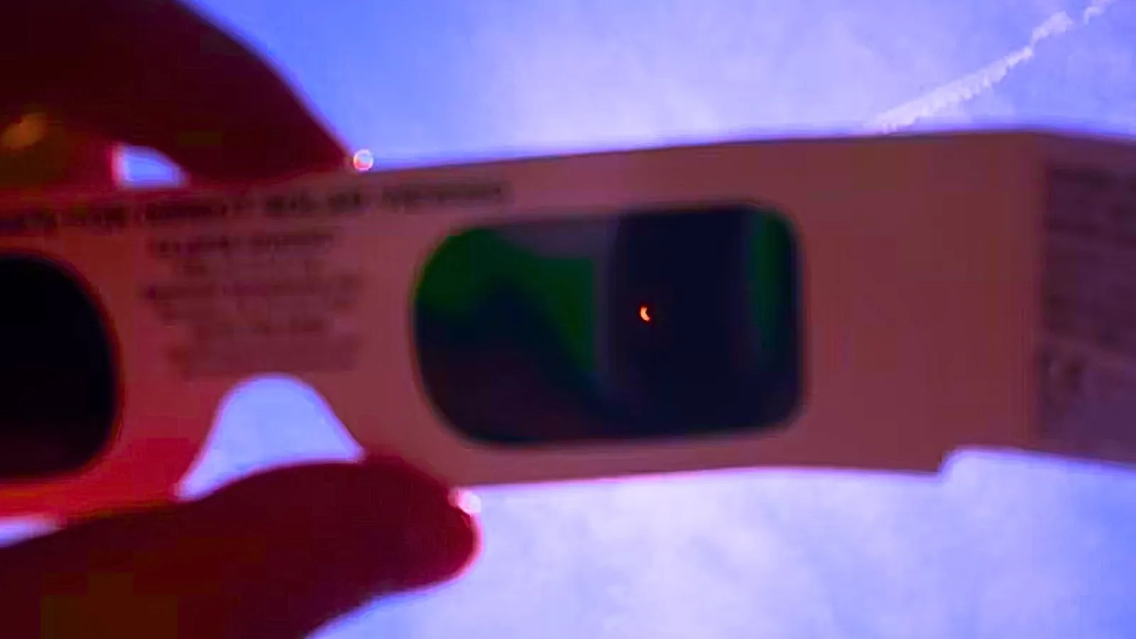 Observação do eclipse