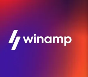 logotipo do servi&ccedil;o de streaming de m&uacute;sicas Winamp