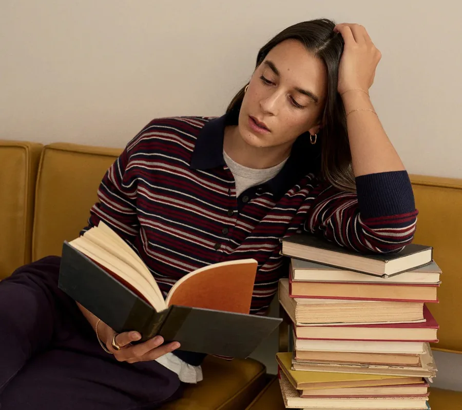 parceria entre a marca de moda Madewell e a Biblioteca Pública de Nova York