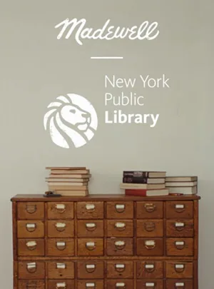 parceria entre a marca de moda Madewell e a Biblioteca Pública de Nova York